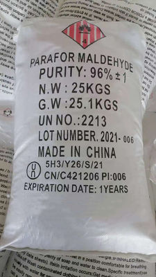 0.05% Ash Paraformaldehyde Powder ละลายได้ในแอลกอฮอล์