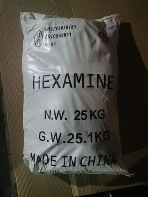 อุตสาหกรรม 99 Hexamine Powder Methenamine C6H12N4 Urotropine Plastic Curing Agent