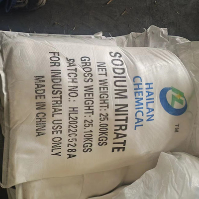 White Solid NaNO3 โซเดียมไนเตรตเกรดอุตสาหกรรม OHSAS18001