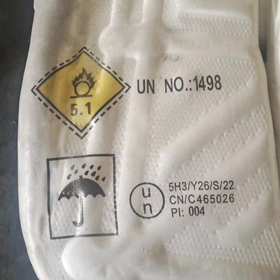 White Solid NaNO3 โซเดียมไนเตรตเกรดอุตสาหกรรม OHSAS18001