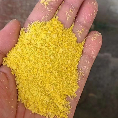 25 กิโลกรัม/BAG PAC สีเหลือง สับ Polyaluminium Chloride ใช้ในการบําบัดน้ํา