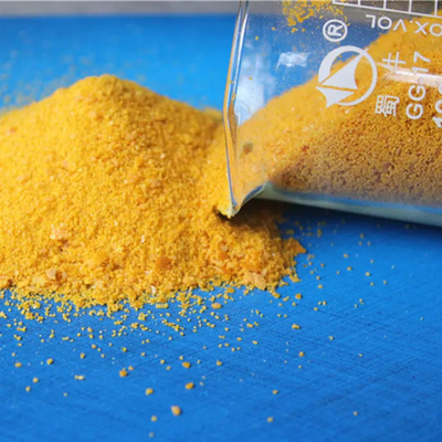 25 กิโลกรัม/BAG PAC Polyaluminium Chloride สับเหลืองสําหรับการบําบัดน้ํา
