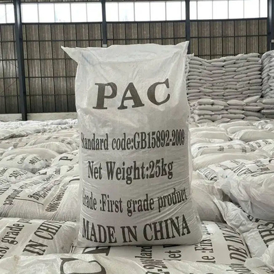 25 กิโลกรัม/BAG PAC Polyaluminium Chloride สับเหลืองสําหรับการบําบัดน้ํา