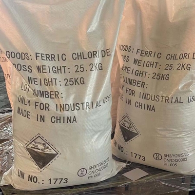 26 MT/20GP เฟอร์ริค คลอริด FeCl3 25 กิโลกรัม / BAG
