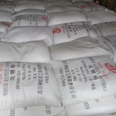 ซัลเฟตนาเดียมไร้น้ํา (Na2SO4) 99% - 50kg/Bag, CAS 7757-82-6, จําหน่ายโดยตรงจากโรงงาน