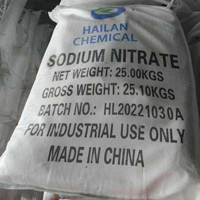 NaNO3 ซาเดียมไนทราต 27 MT / 20 GP แพ็คเกจ 25 KG / BAG ใช้สําหรับสารยับยั้งการกัดกร่อน
