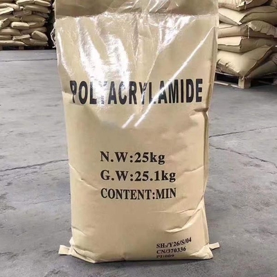 PAM Polyacrylamide 25KG/BAG สับขาวสําหรับการบํารุงน้ํา